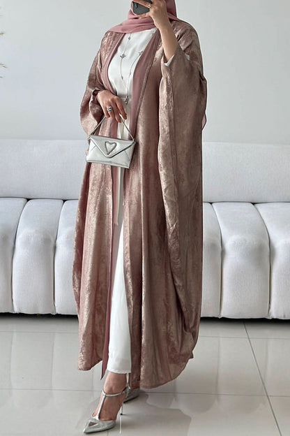 Lumira Elegant Open Abaya 796 –  Pink
