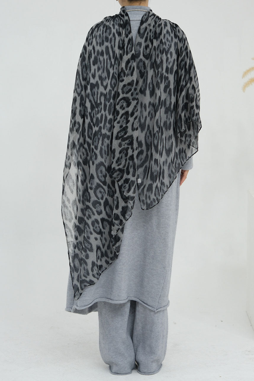 Calida Thick-Knit Modest Set 009 – Light Gray