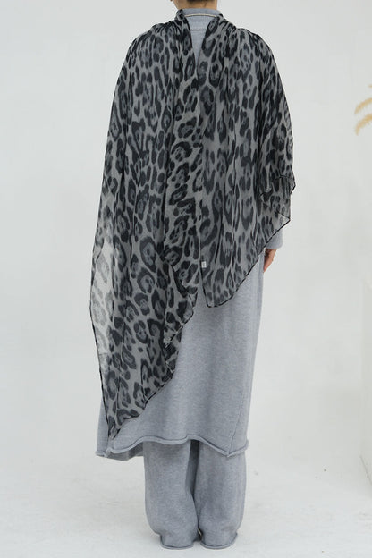 Calida Thick-Knit Modest Set 009 – Light Gray