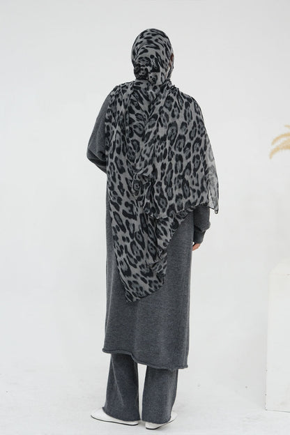 Calida Thick-Knit Modest Set 009 – Dark Gray