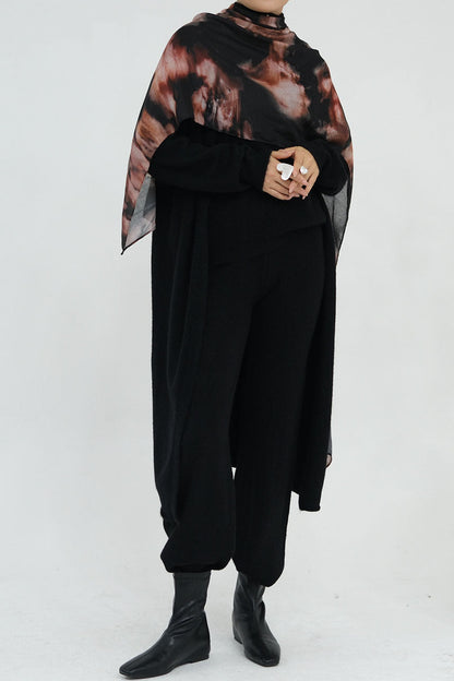 Calida Thick-Knit Modest Set 009 – Black