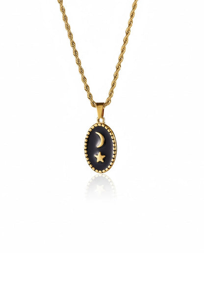Layla Moon & Star Necklace